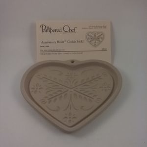 Pampered Chef Anniversary  Heart Cookie Mold